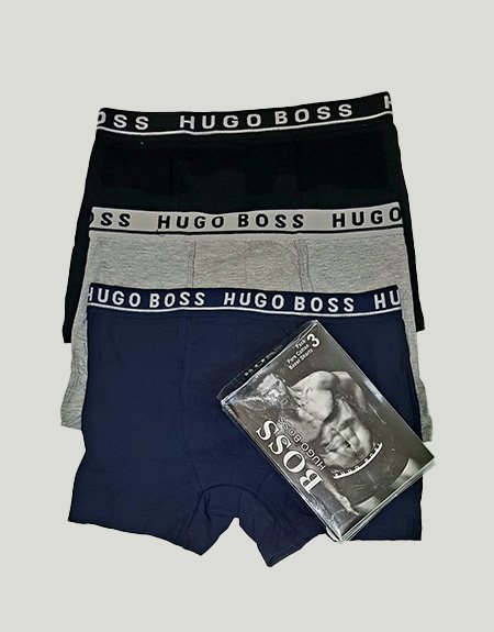 Hugo Boss Cotton Stretch Boxer Pack of 3